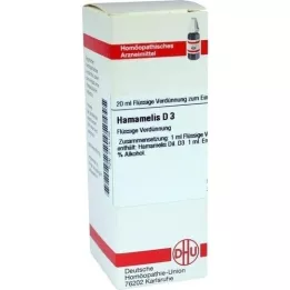 HAMAMELIS D 3-verdunning, 20 ml