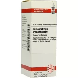 HARPAGOPHYTUM PROCUMBENS D 6 Verdunning, 20 ml
