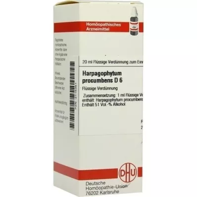 HARPAGOPHYTUM PROCUMBENS D 6 Verdunning, 20 ml