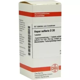 HEPAR SULFURIS D 30 tabletten, 80 st