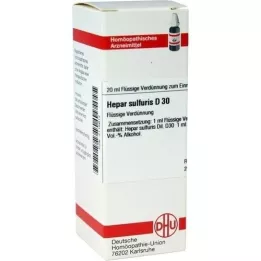 HEPAR SULFURIS D 30 Verdunning, 20 ml