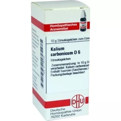 KALIUM CARBONICUM D 6 bolletjes, 10 g