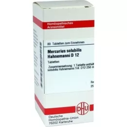 MERCURIUS SOLUBILIS Hahnemanni D 12 tabletten, 80 stuks
