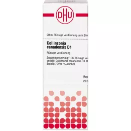 COLLINSONIA CANADENSIS D 1 verdunning, 20 ml