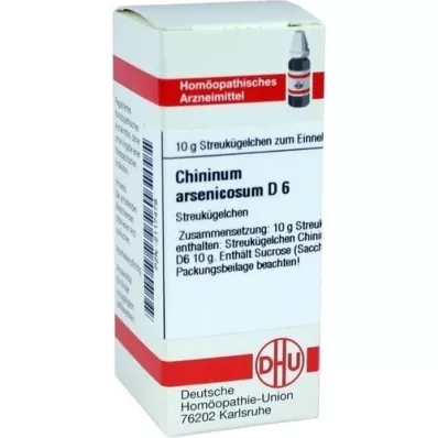 CHININUM ARSENICOSUM D 6 bolletjes, 10 g CHININUM ARSENICOSUM D 6 bolletjes, 10 g