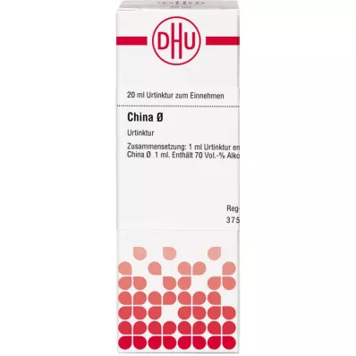 CHINA Moedertinctuur D 1, 20 ml CHINA Moedertinctuur D 1, 20 ml