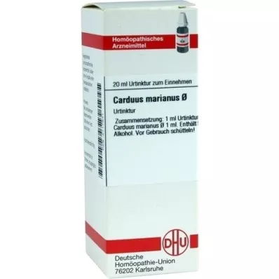 CARDUUS MARIANUS Moedertinctuur, 20 ml CARDUUS MARIANUS Moedertinctuur, 20 ml