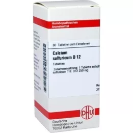 CALCIUM SULFURICUM D 12 tabletten, 80 st