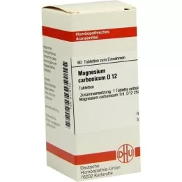 MAGNESIUM CARBONICUM D 12 tabletten, 80 st