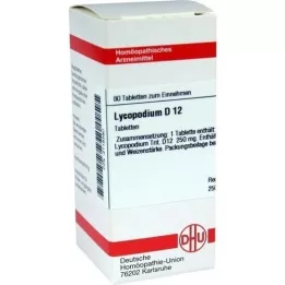 LYCOPODIUM D 12 tabletten, 80 st