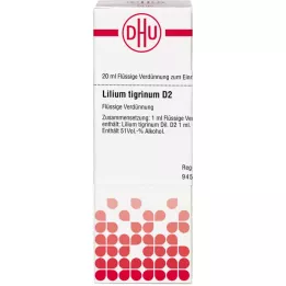 LILIUM TIGRINUM D 2 Verdunning, 20 ml