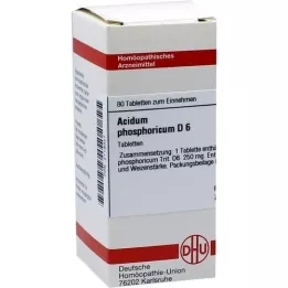 ACIDUM PHOSPHORICUM D 6 tabletten, 80 st