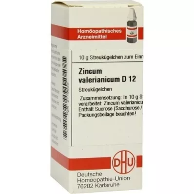 ZINCUM VALERIANICUM D 12 bolletjes, 10 g