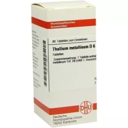 THALLIUM METALLICUM D 6 tabletten, 80 st
