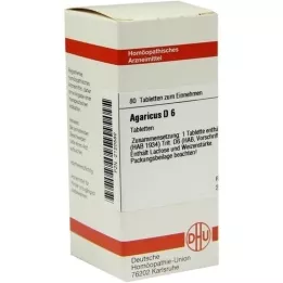 AGARICUS D 6 tabletten, 80 st
