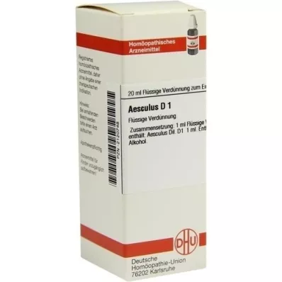 AESCULUS D 1 verdunning, 20 ml