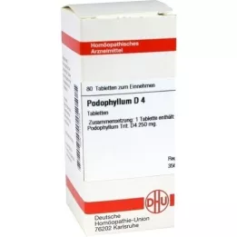 PODOPHYLLUM D 4 tabletten, 80 st
