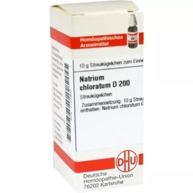 NATRIUM CHLORATUM D 200 bolletjes, 10 g