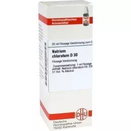NATRIUM CHLORATUM D 30 Verdunning, 20 ml