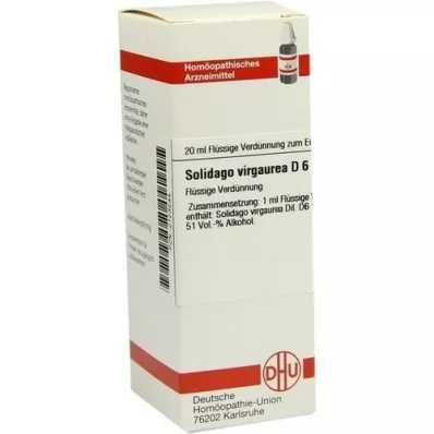 SOLIDAGO VIRGAUREA D 6 Verdunning, 20 ml SOLIDAGO VIRGAUREA D 6 Verdunning, 20 ml