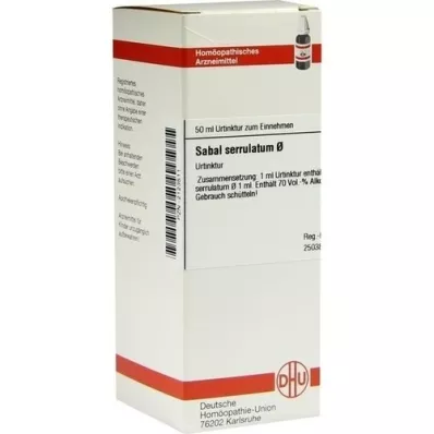 SABAL SERRULATUM Moedertinctuur, 50 ml SABAL SERRULATUM Moedertinctuur, 50 ml