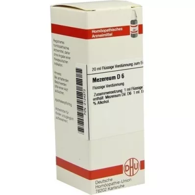 MEZEREUM D 6 Verdunning, 20 ml MEZEREUM D 6 Verdunning, 20 ml