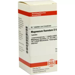 MAGNESIUM FLUORATUM D 6 tabletten, 80 st