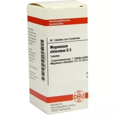 MAGNESIUM CHLORATUM D 3 tabletten, 80 st MAGNESIUM CHLORATUM D 3 tabletten, 80 st