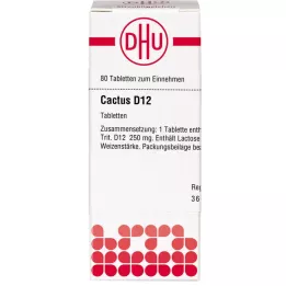 CACTUS D 12 tabletten, 80 st