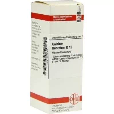 CALCIUM FLUORATUM D 12 Verdunning, 20 ml