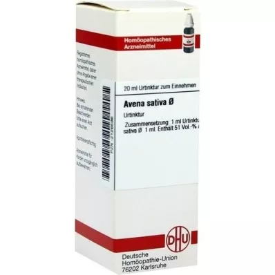 AVENA SATIVA Moedertinctuur, 20 ml AVENA SATIVA Moedertinctuur, 20 ml