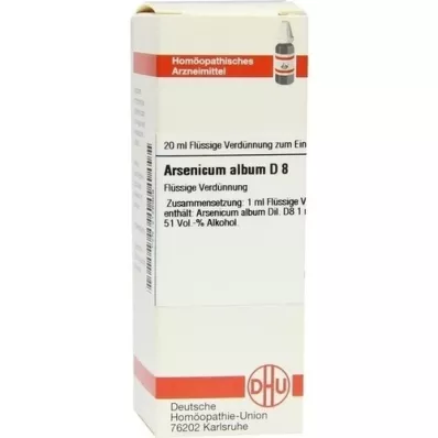 ARSENICUM ALBUM D 8 Verdunning, 20 ml