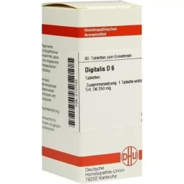 DIGITALIS D 6 tabletten, 80 st