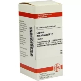 CUPRUM METALLICUM D 12 tabletten, 80 st