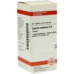 CUPRUM ACETICUM D 6 tabletten, 80 st