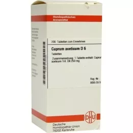 CUPRUM ACETICUM D 6 tabletten, 200 st