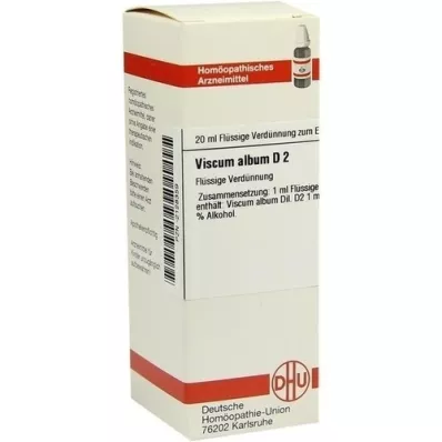 VISCUM ALBUM D 2 Verdunning, 20 ml VISCUM ALBUM D 2 Verdunning, 20 ml