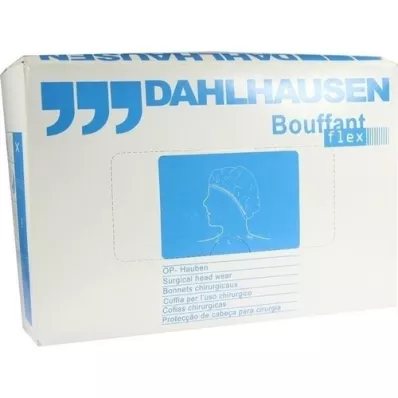 OP-HAUBE Bouffant Flex wit, 100 stuks