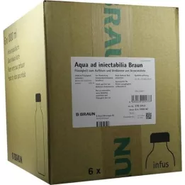 AQUA AD injectabilia met infusieoplossing met combinatiedop, 6X1000 ml