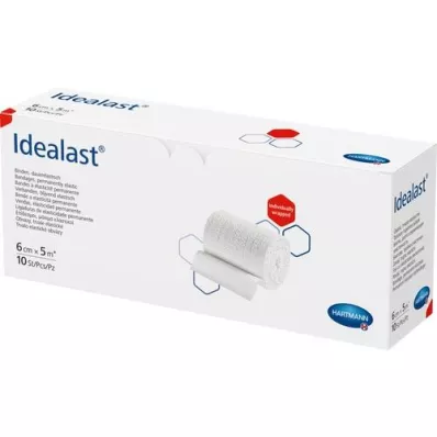 IDEALAST Verband 6 cmx5 m wit, 1 stuk IDEALAST Verband 6 cmx5 m wit, 1 stuk