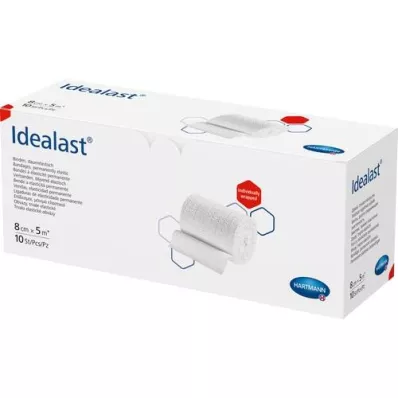 IDEALAST Verband 8 cmx5 m wit, 1 stuk