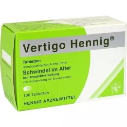 VERTIGO HENNIG Tabletten, 100 stuks