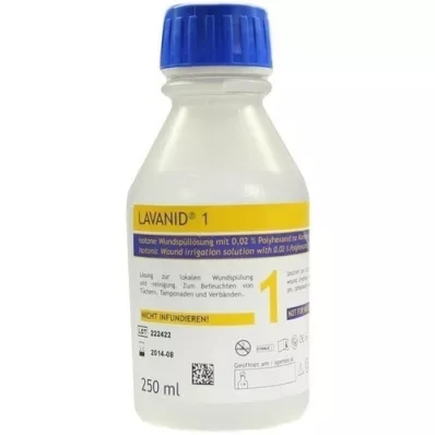 LAVANID 1 wondirrigatieoplossing, 250 ml LAVANID 1 wondirrigatieoplossing, 250 ml