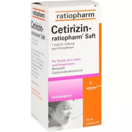 CETIRIZIN-ratiopharm-sap, 75 ml