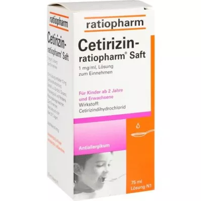 CETIRIZIN-ratiopharm-sap, 75 ml