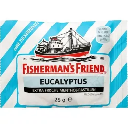 FISHERMANS FRIEND Eucalyptus zonder suikerpastilles, 25 g
