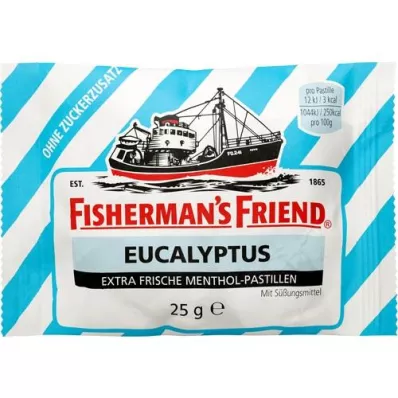FISHERMANS FRIEND Eucalyptus zonder suikerpastilles, 25 g