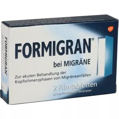 FORMIGRAN Filmomhulde tabletten, 2 stuks