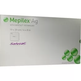 MEPILEX Ag-schuimverband 10x20 cm steriel, 5 st