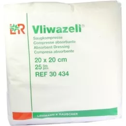 VLIWAZELL Zuigkompressen niet-steriel 20x20 cm, 25 stuks